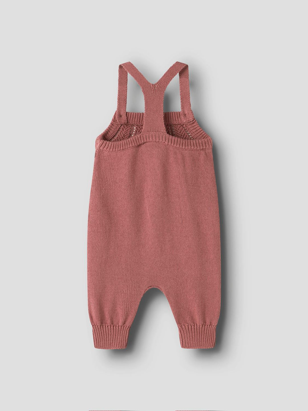 Noda Ls Knit Overall  Mellomrosa