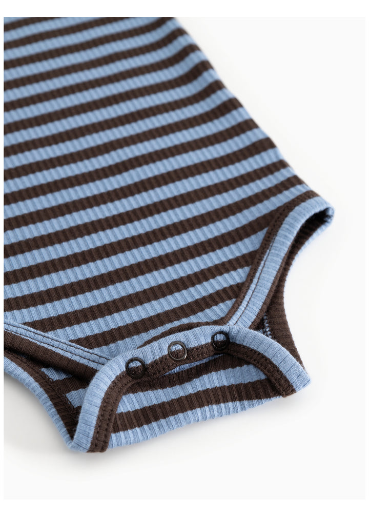 Plain Body LS  Blue Heaven Stripe