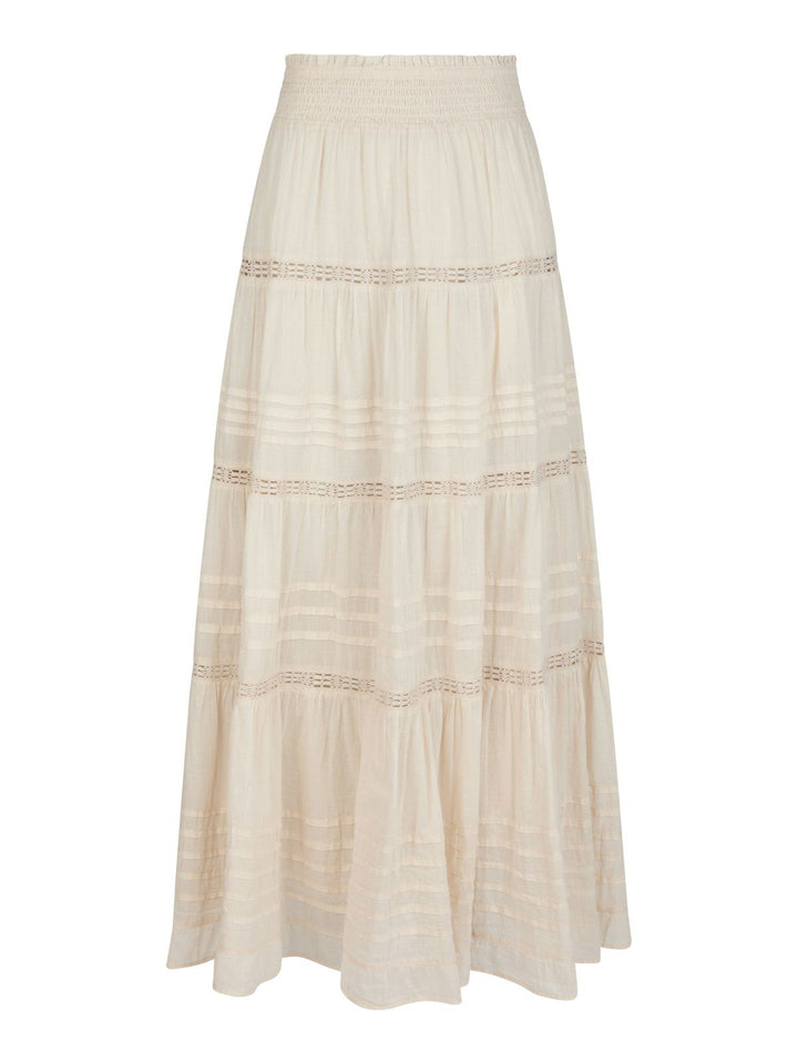 Felicia S Voile Skirt  Ivory