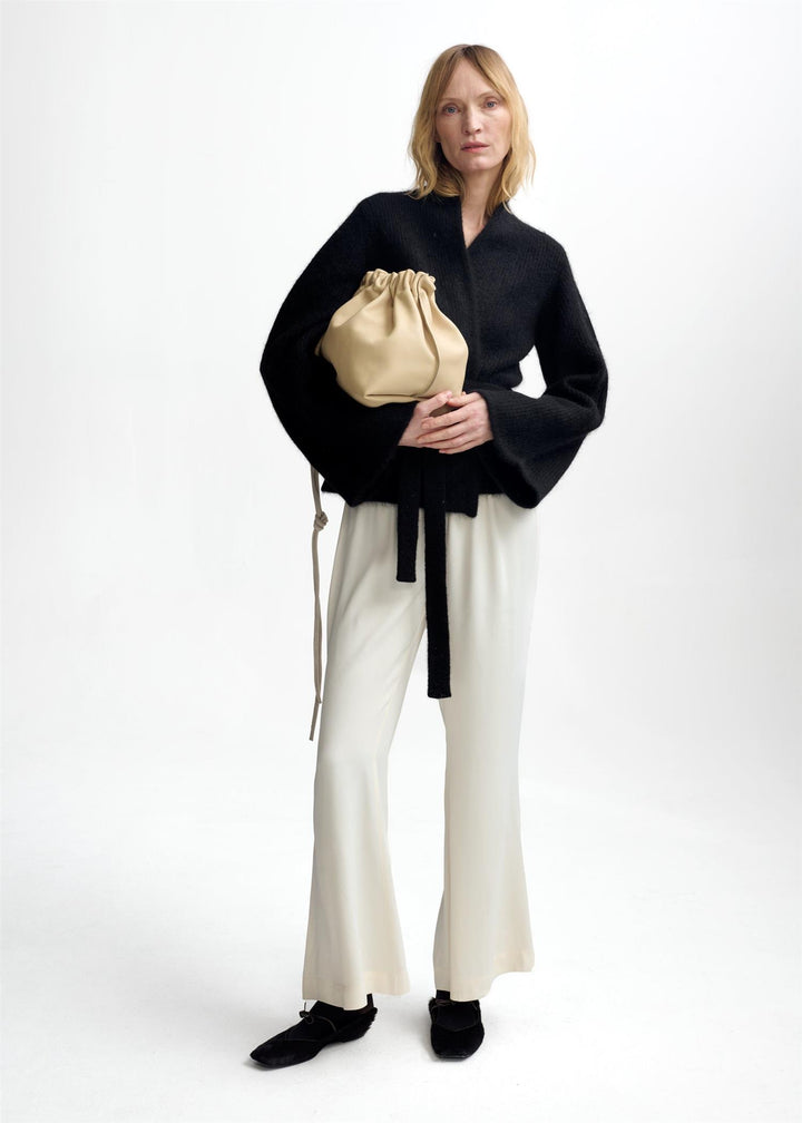 Lila Mohair Cardigan  Black
