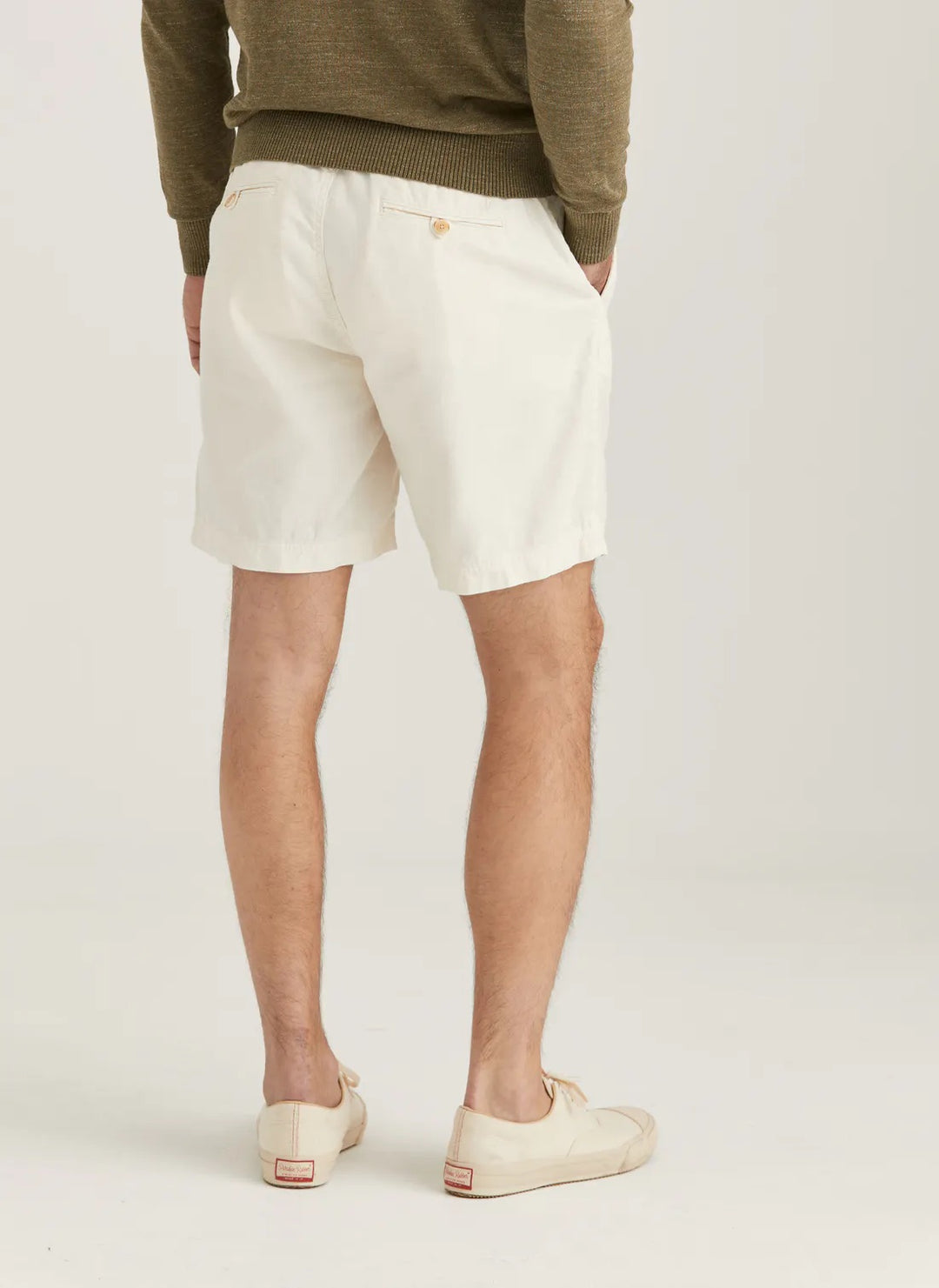 Fenix Linen Shorts  Off White