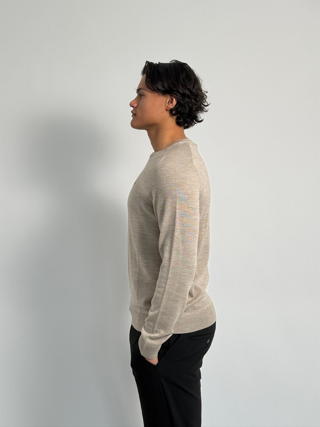 MERINO ONECK  Khaki