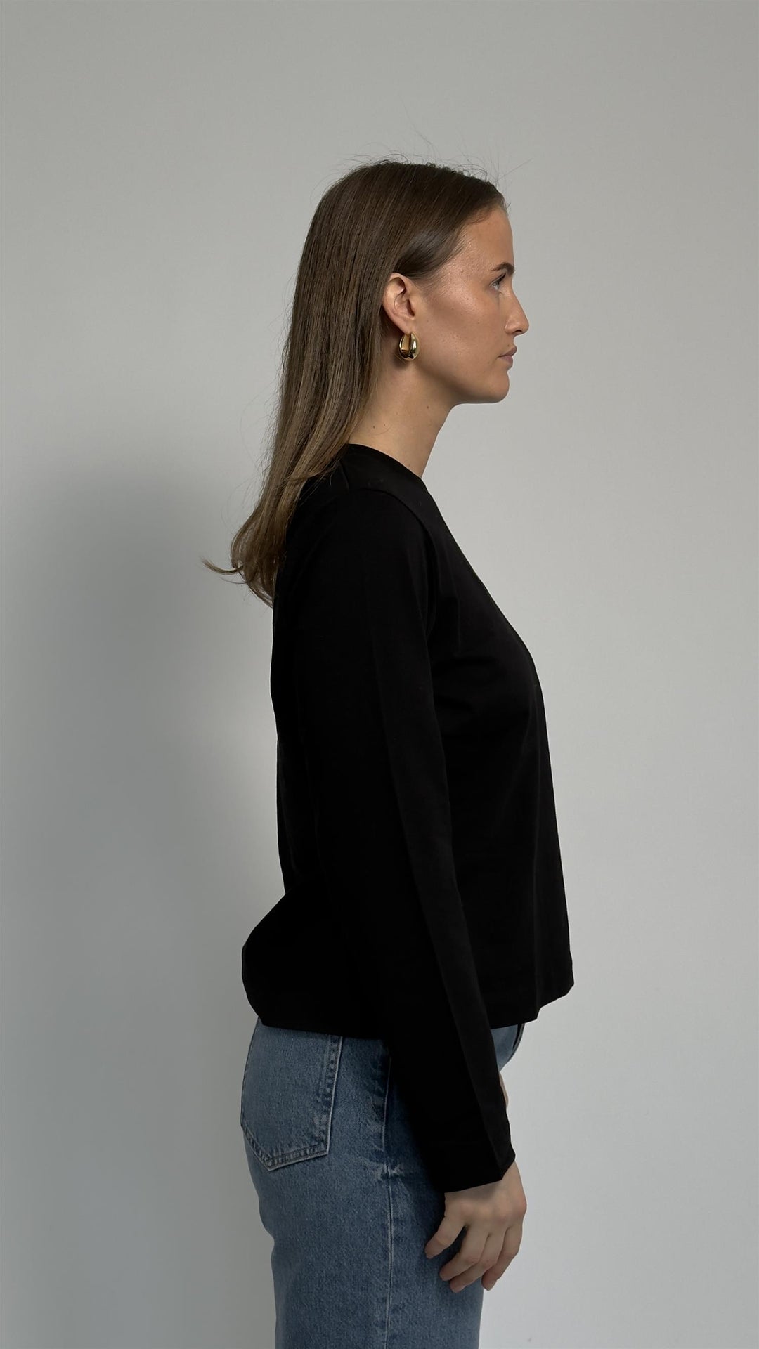 Sacamino Ls T-Shirt 6024  Black