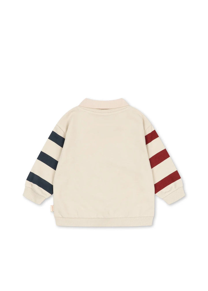 SPOTTY SWEAT SHIRT GOTS  Brown Rice