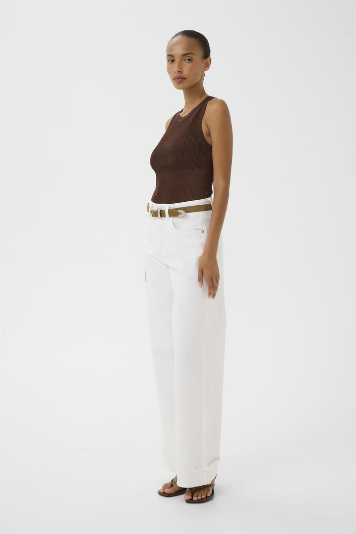 Silvigz Top  Deep Brown Metallic