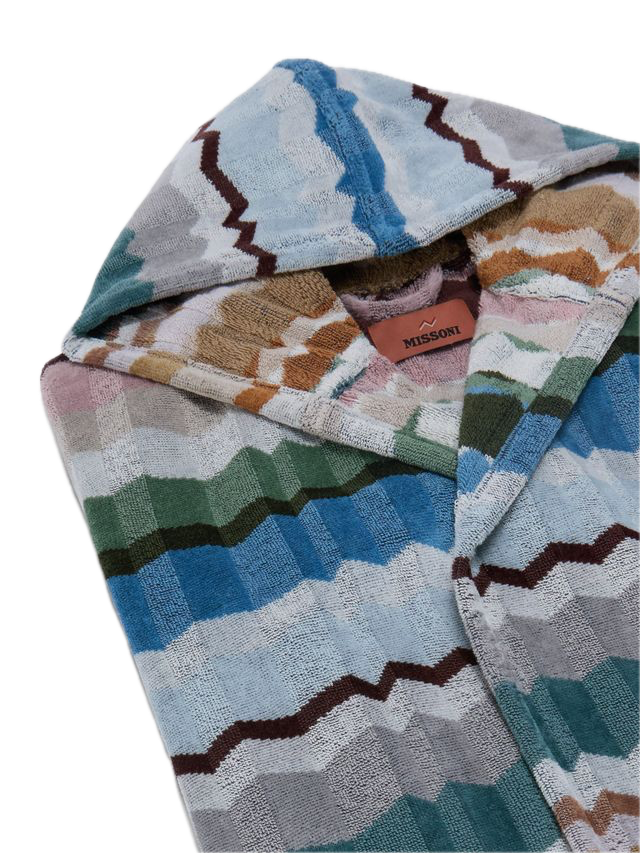 EVA HOODED BATHROBE  Multicolor