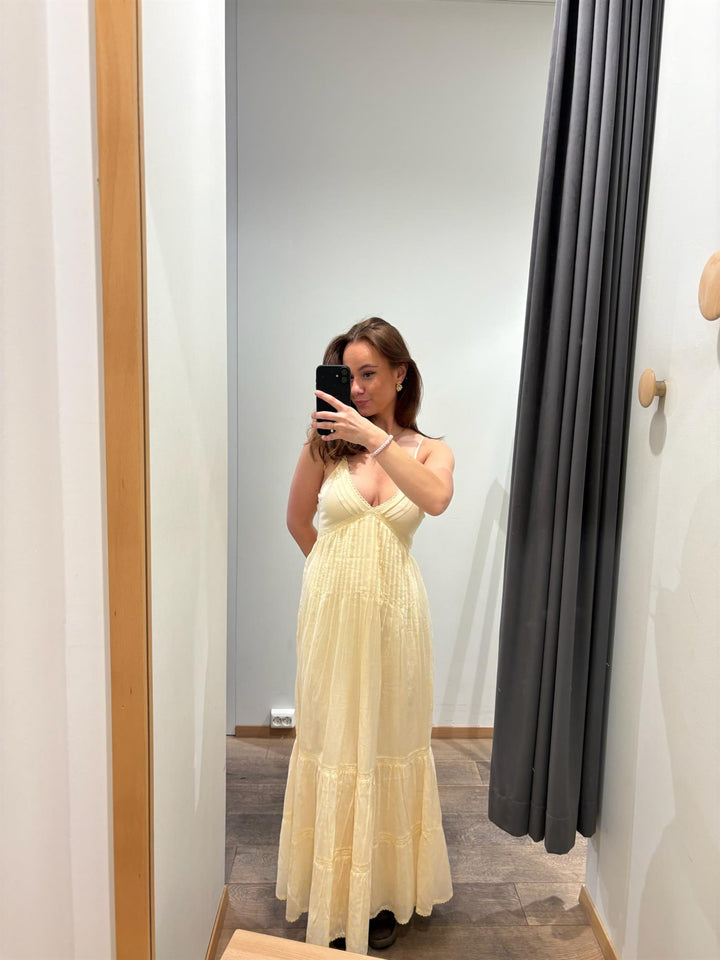 Elorie S Voile Dress  Butter Yellow