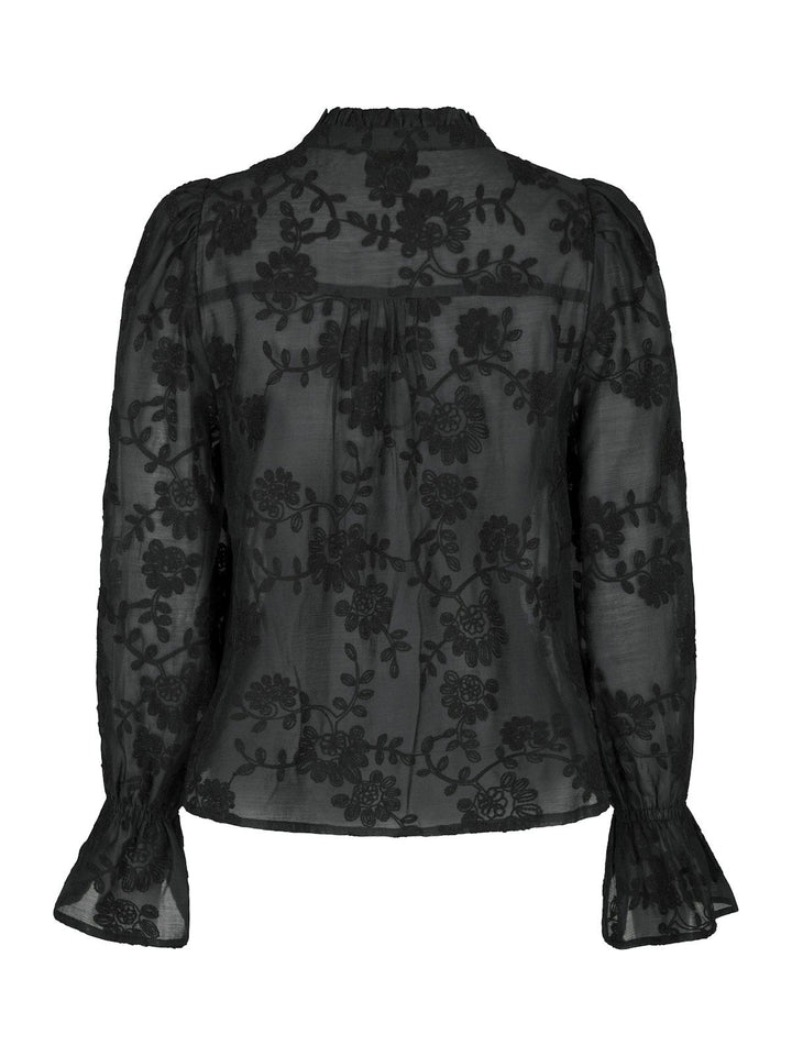 Amara Emb. Blouse Black