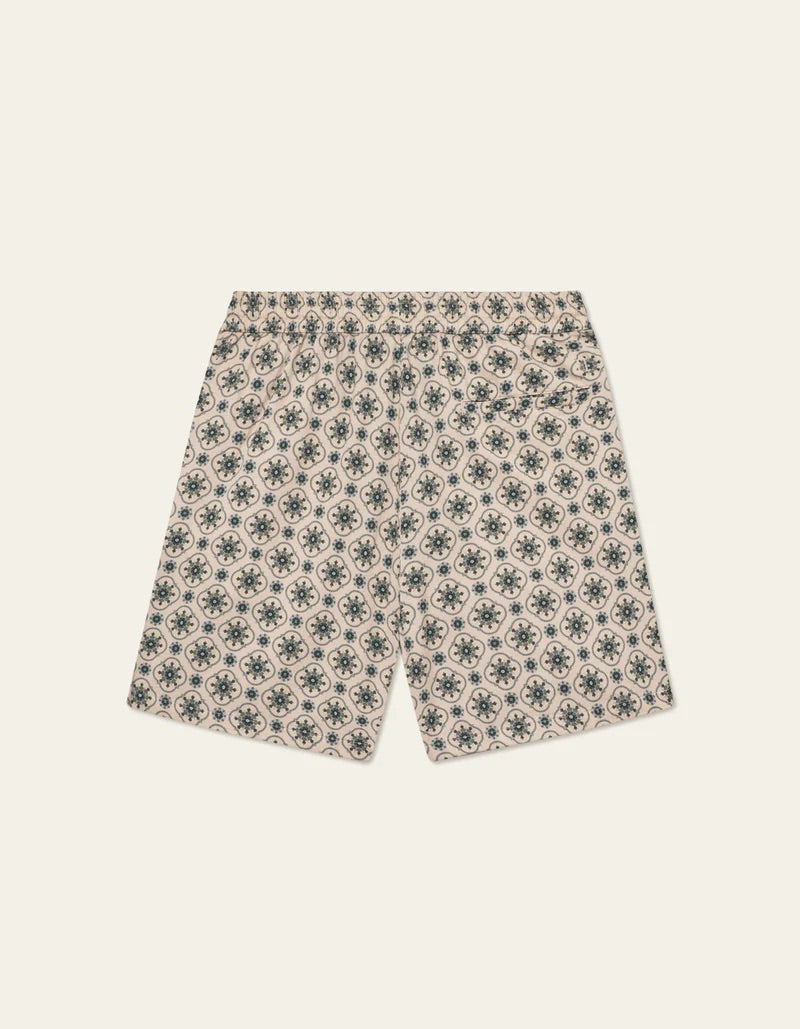 Otto AOP Tapestry Shorts  Ivory