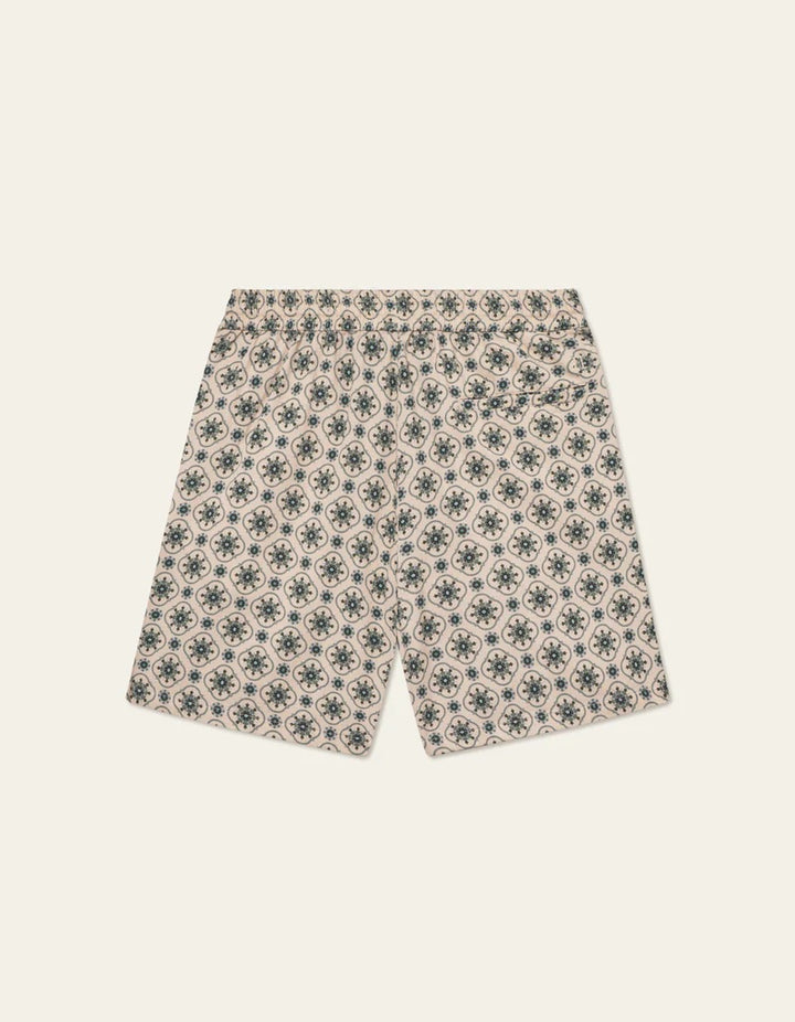 Otto AOP Tapestry Shorts  Ivory