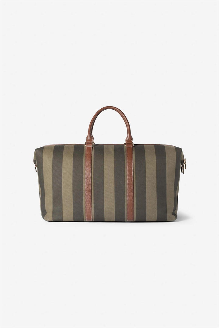 Marlowe Weekend Bag  Green Stripe