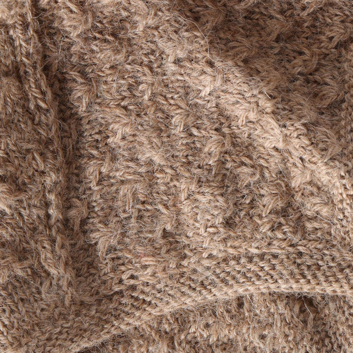Bonnet Ears Alpaca Wool Knit  Atmosphere