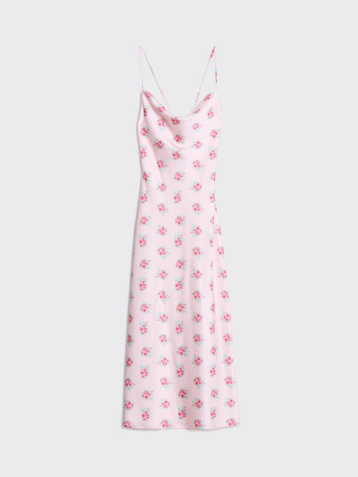 Eila Print Dress  Lt. Pink Mix