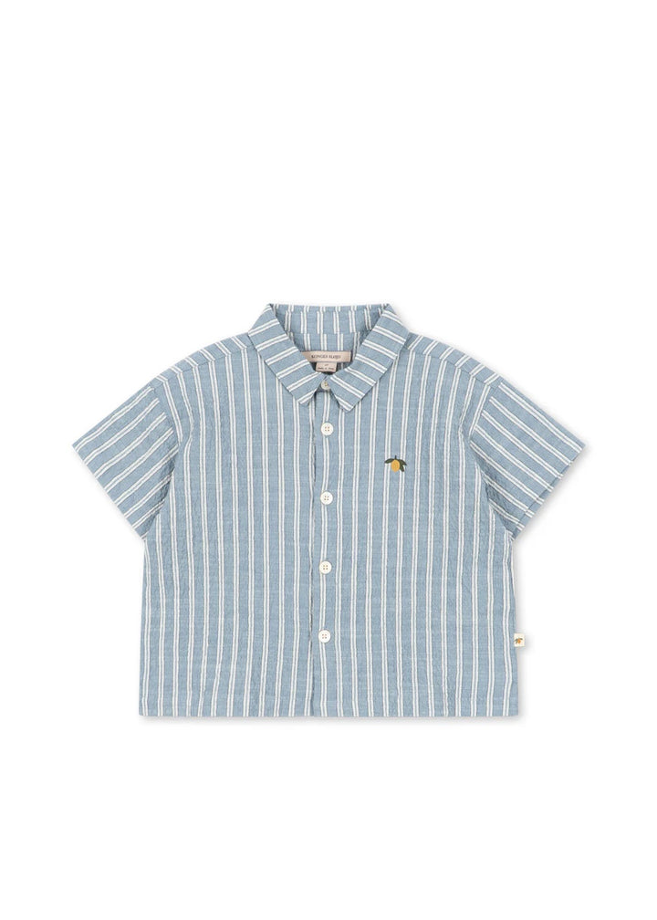 ELLIOT SHIRT  Trio Bleu Stripe