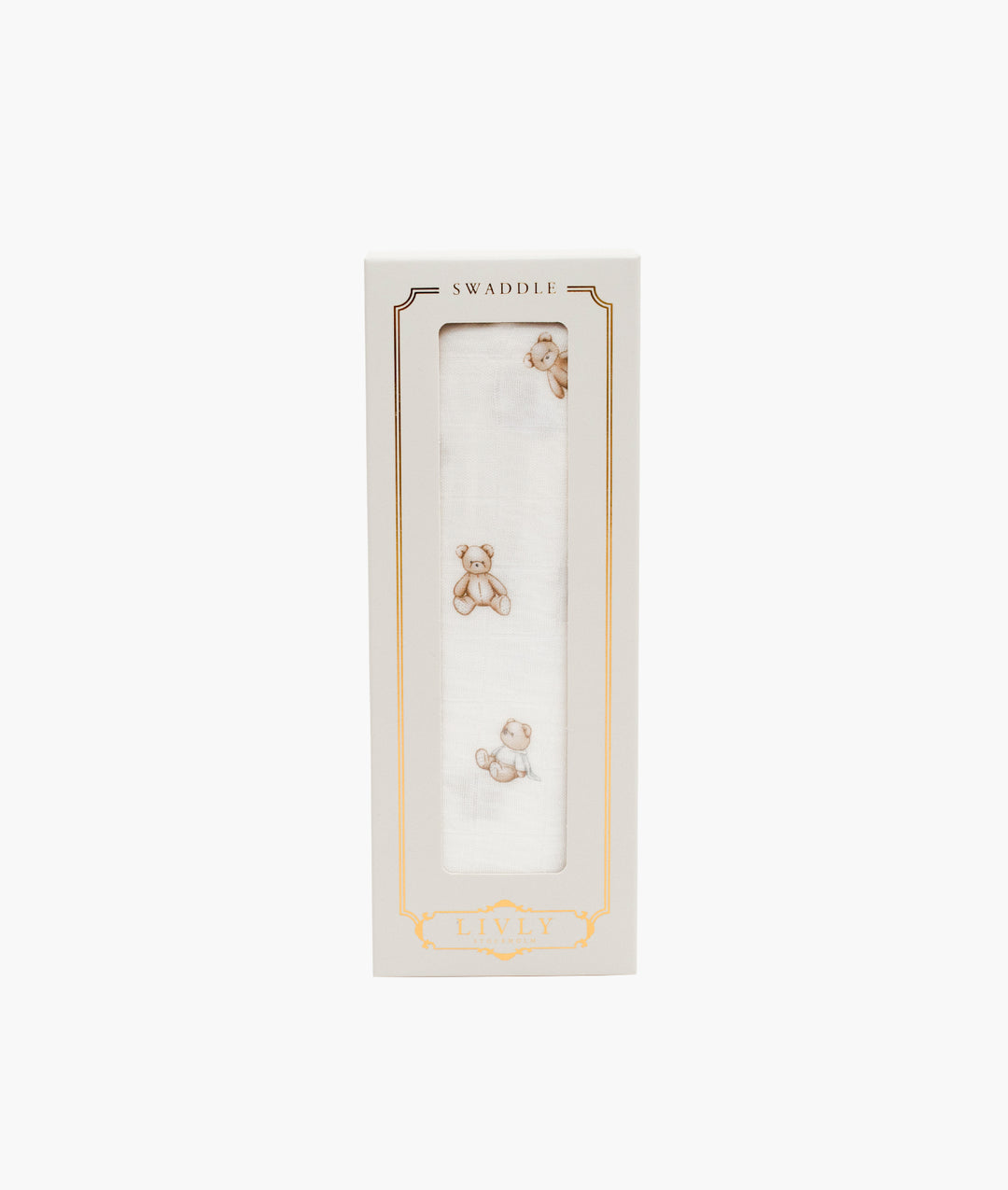 Teddy Tay Swaddle  White