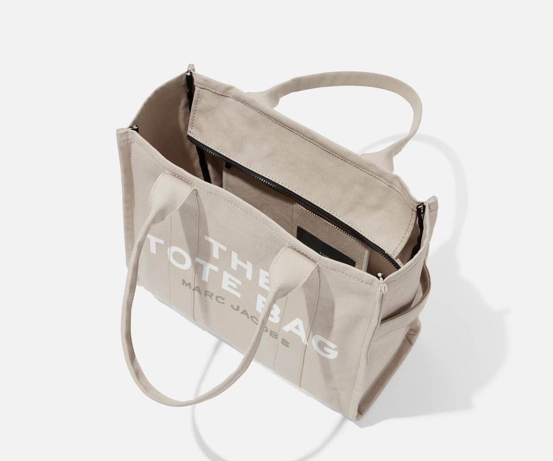 THE MEDIUM TOTE COTTON  Beige