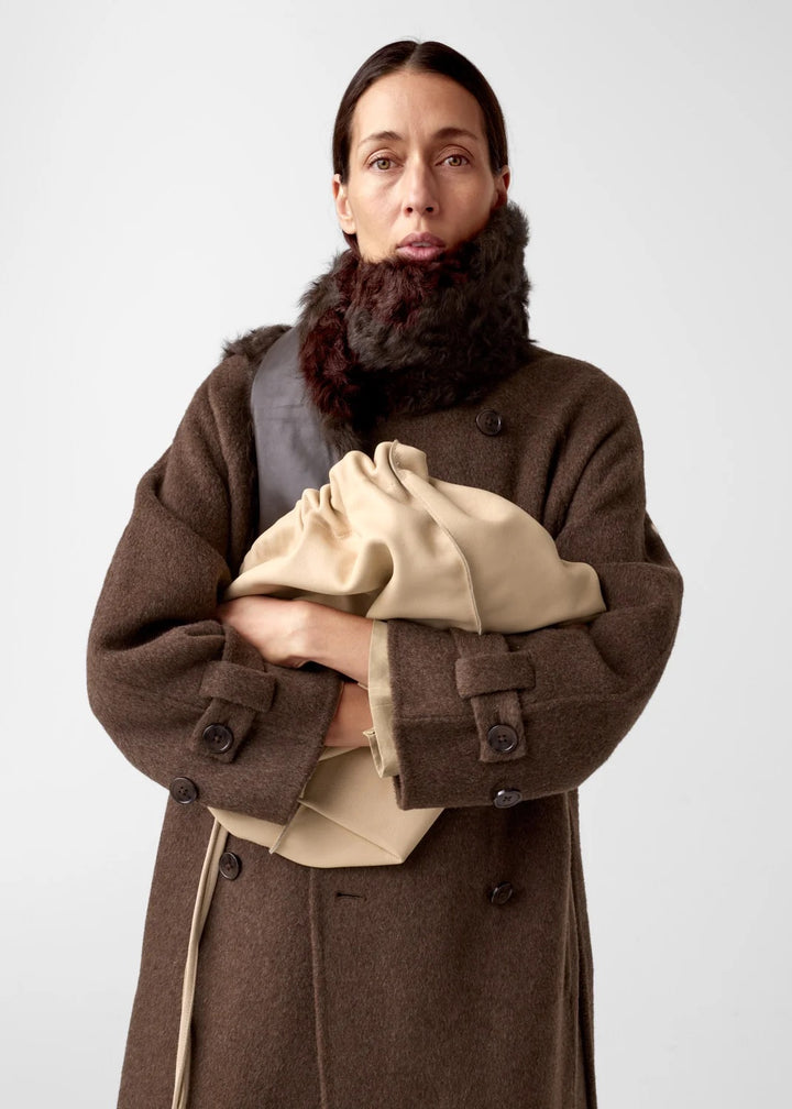 Carmella wool coat  Espresso