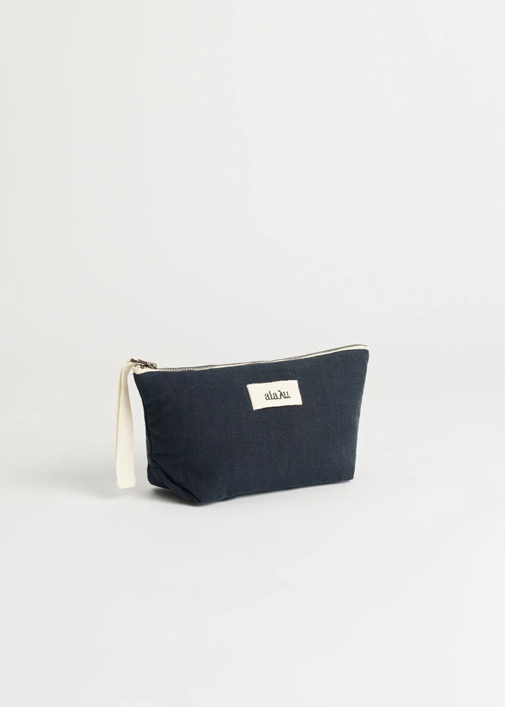 Pouch Linen Mini  Navy