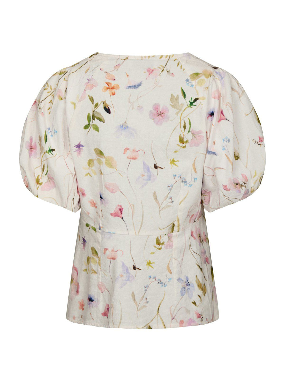 Irina Flower Blouse  Off White