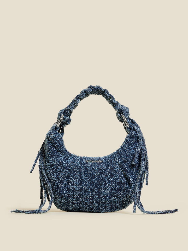 Cocoon Denim Micro Bag  Blue