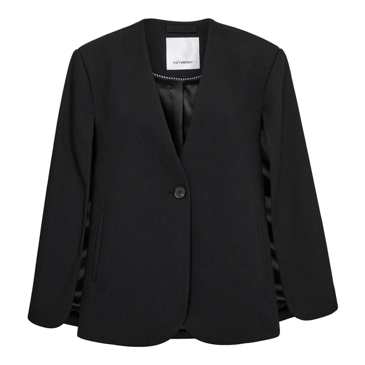 VolaCC Cape Button Blazer Black