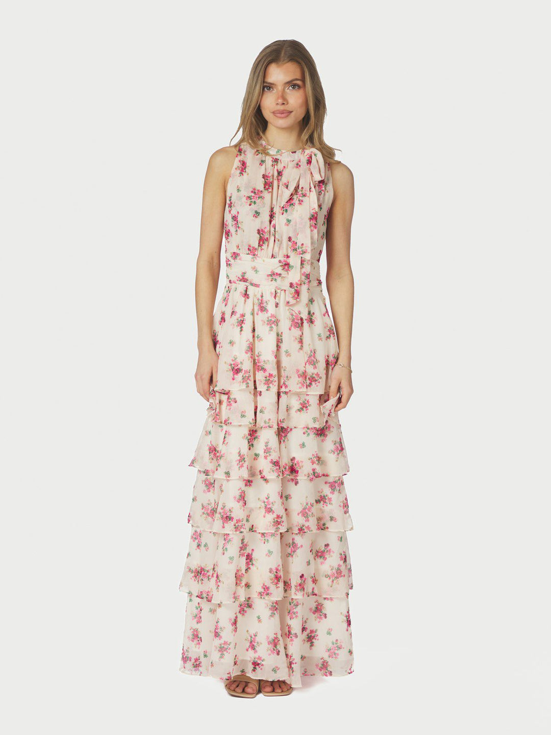 Marli Amazing Chiffon Rose Dress  Rose