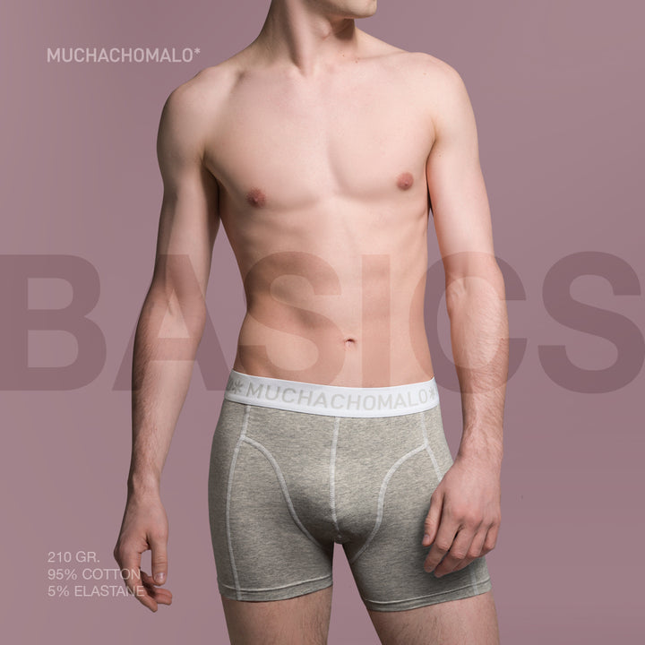 BOXERS SOLID 2PK  Grey/Blue