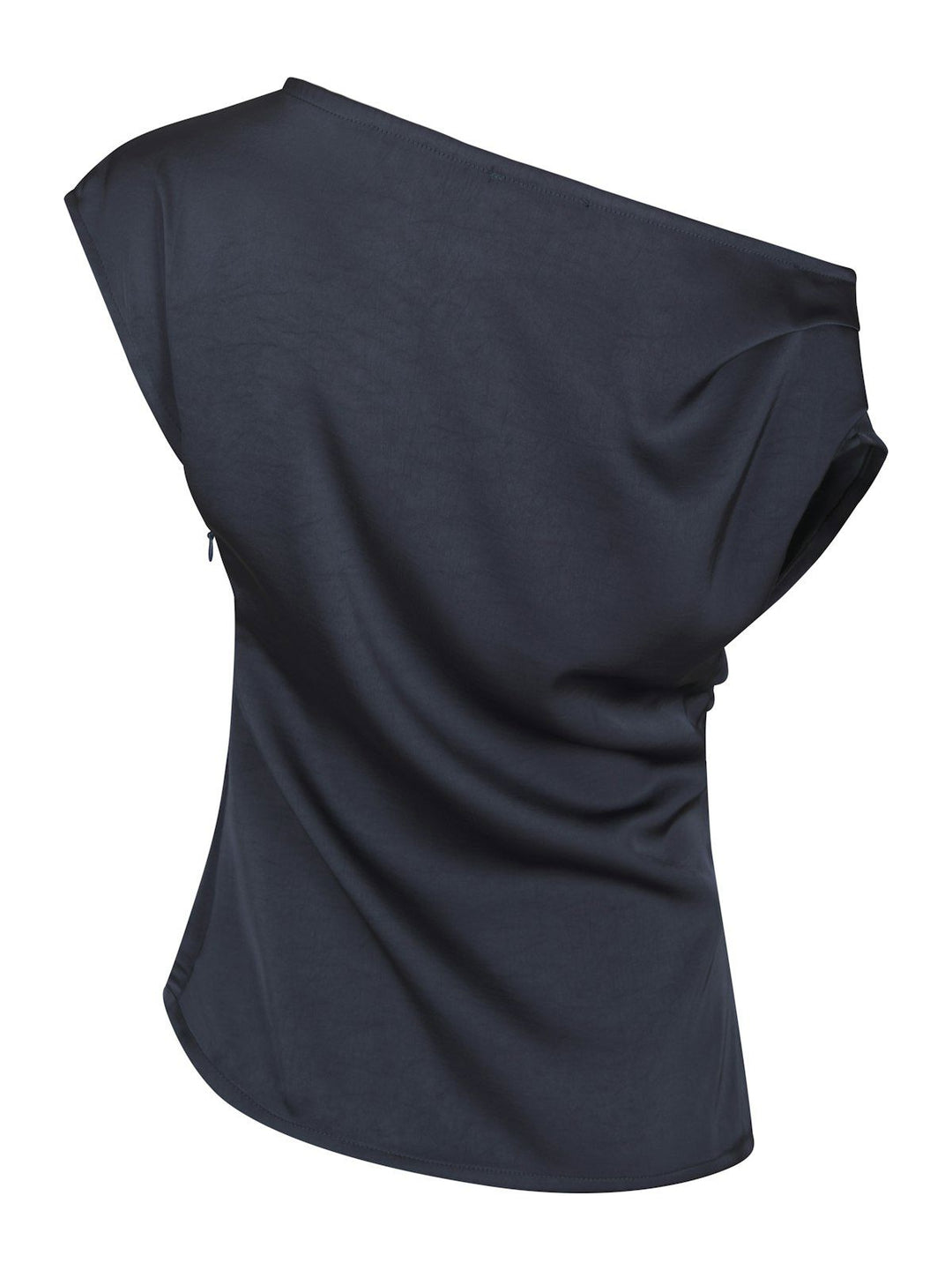 Mabelle Heavy Sateen Top Midnight Blue