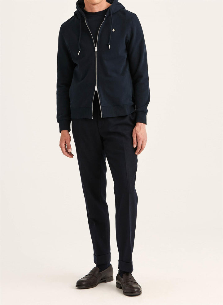 Brandon Lily Zip Hood  Old Blue