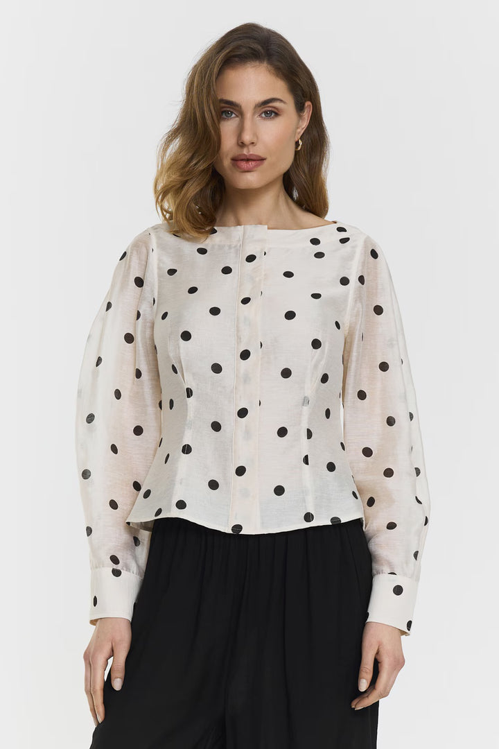 Maika blouse  Black Dots