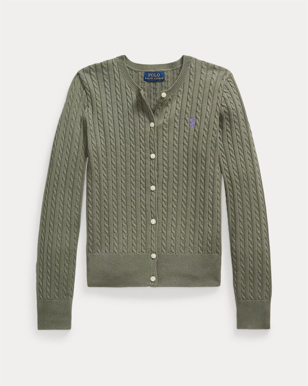 MINI CABLE-TOPS-SWEATER  Cruise Oliven