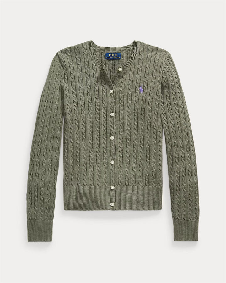 MINI CABLE-TOPS-SWEATER  Cruise Oliven
