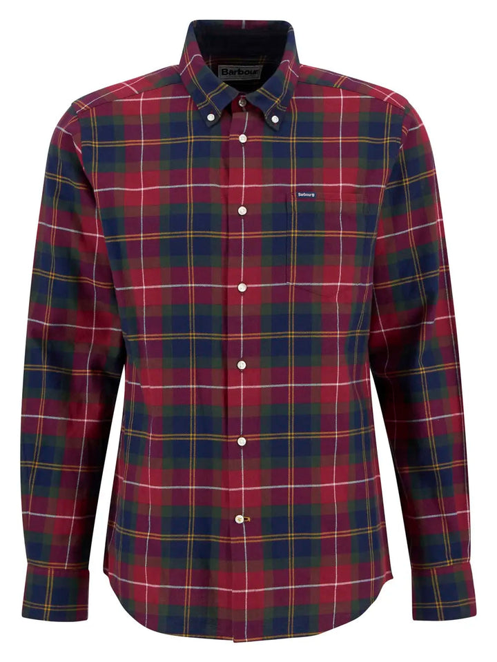 Fortrose Tailored Tartan Shirt  Winterberry