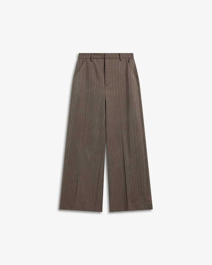 Reign Tailored Structured Pant  Mole Stripe