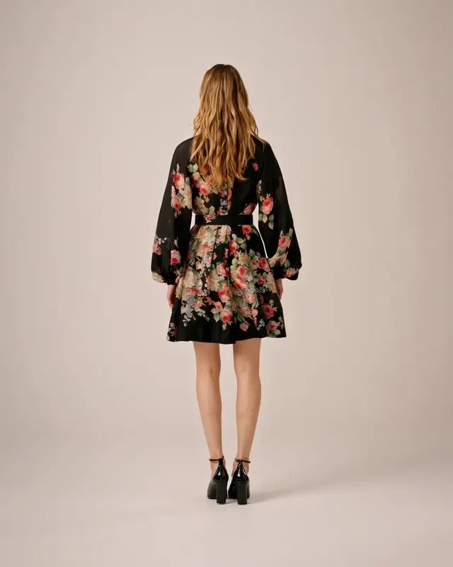 Cupro Button Down dress  Flower Market