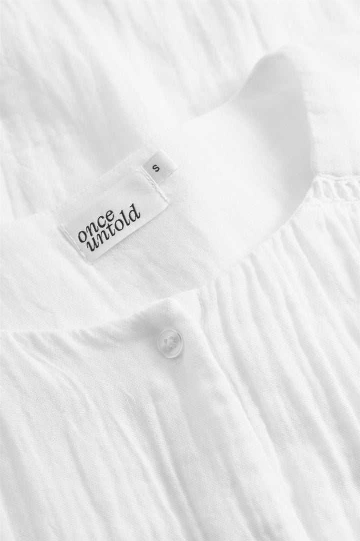 Seed SS Dress  White