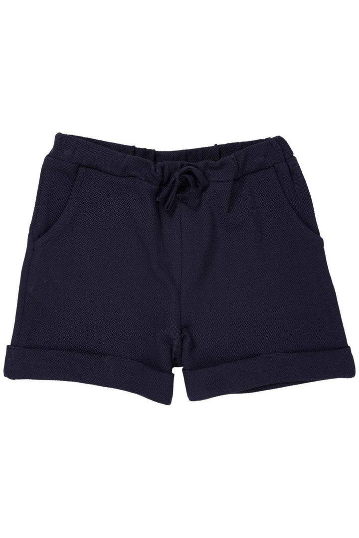 PIQUE SHORTS  Navy