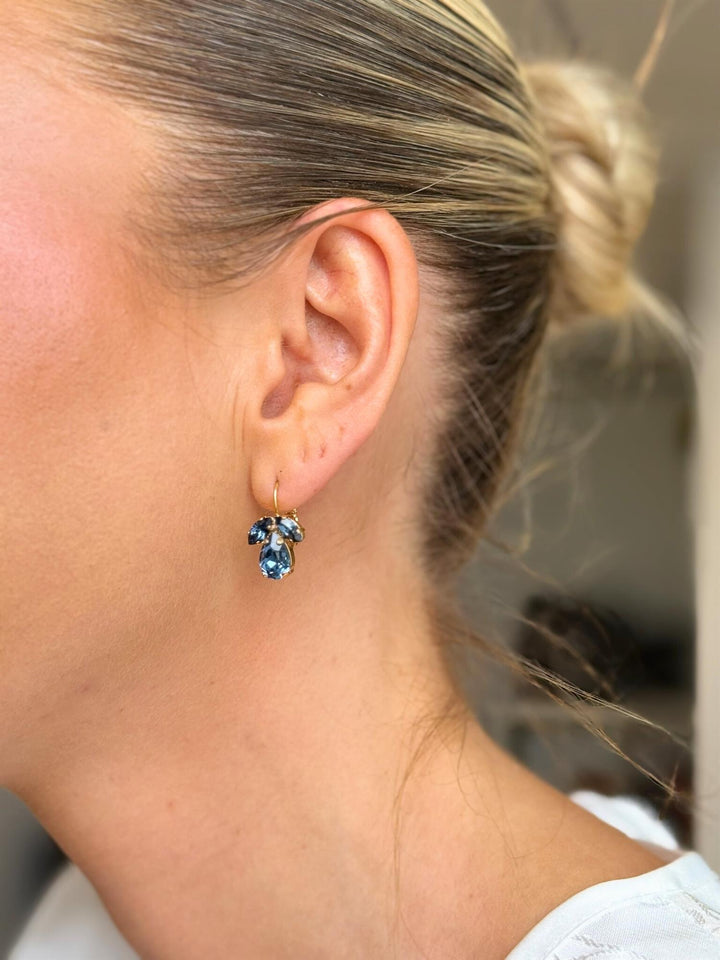 PETITE TIMO EARRINGSGOLD  Denim