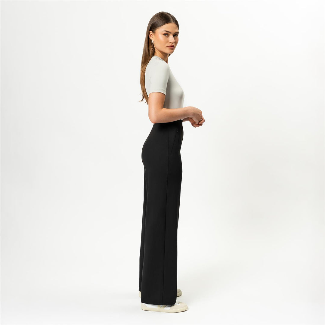 Asana Relaxed Straight Pant - Extra Long 34"L  Black
