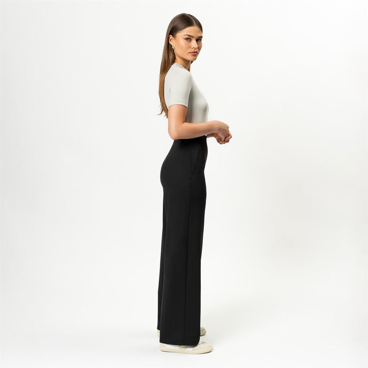 Asana Relaxed Straight Pant - Extra Long 34"L  Black