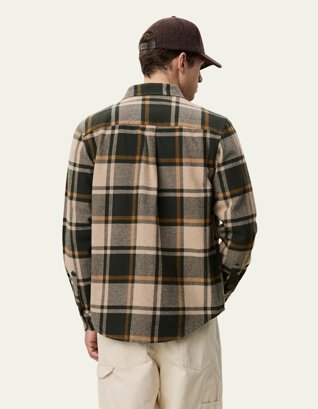 Check Flannel Shirt  Rosin Green