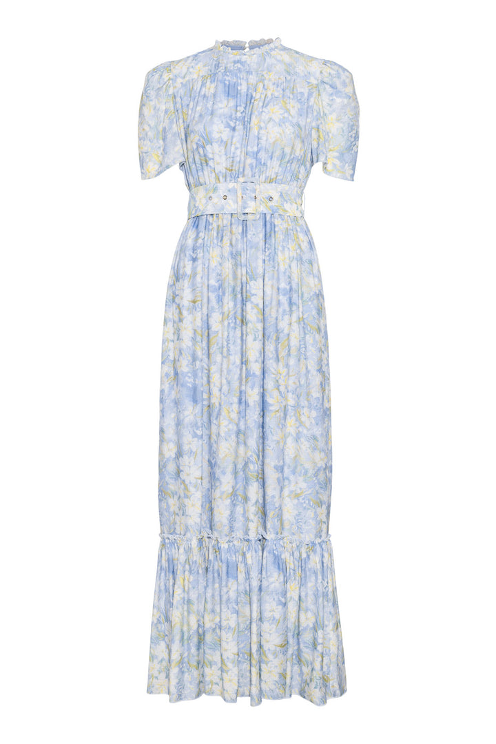 SOPHIE PUFF MAXI DRESS  Wisteria Kiss