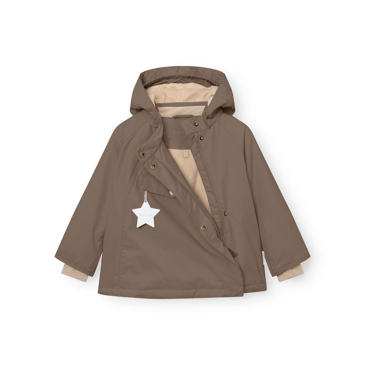 MATWANG fleece lined winter jacket  Morel Grey