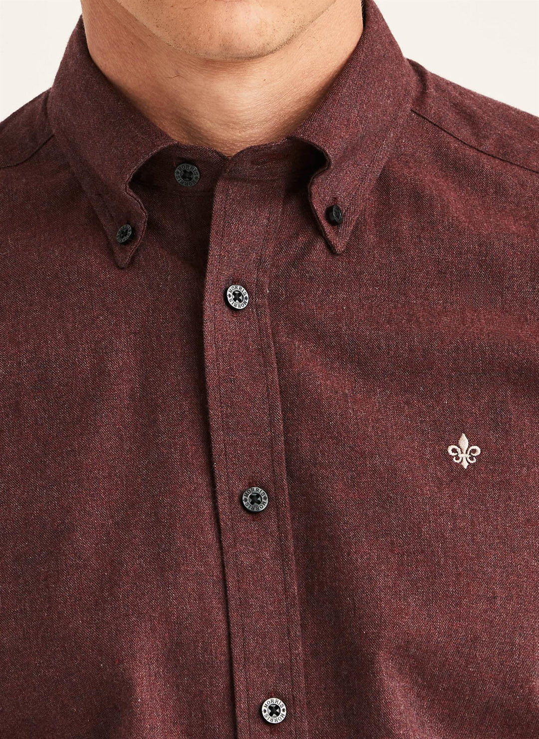 Watts Flannel Shirt-Slim Fit  Wine Red