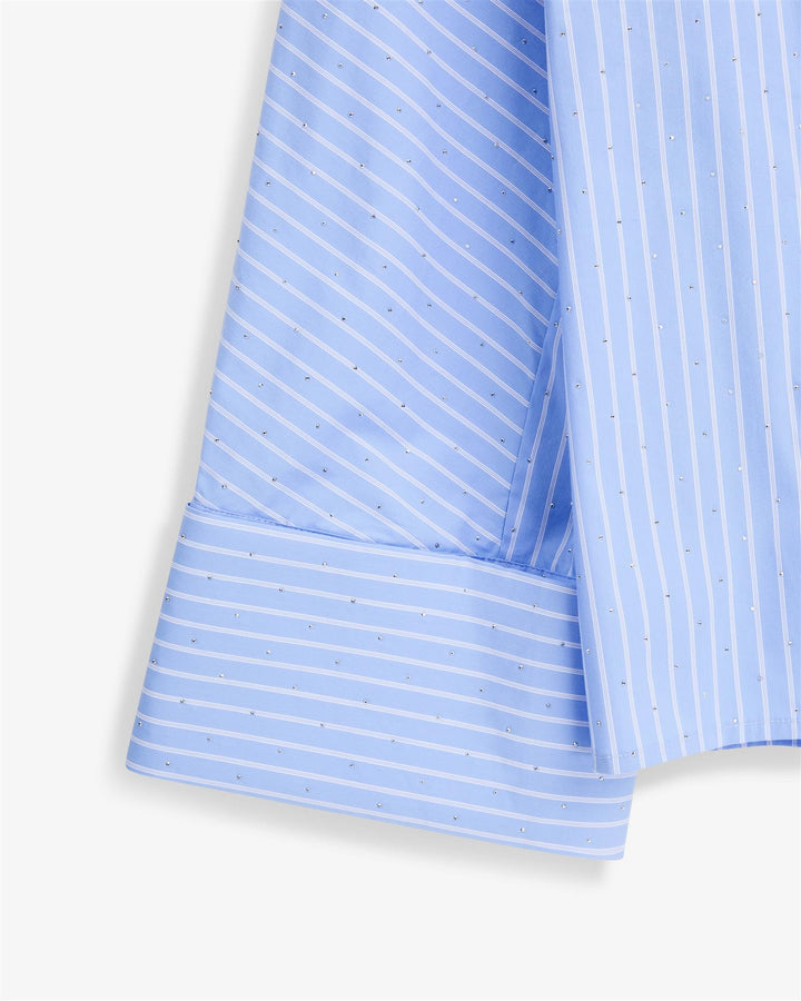 ATARI EMBELLISH SHIRT  Blue Stripe