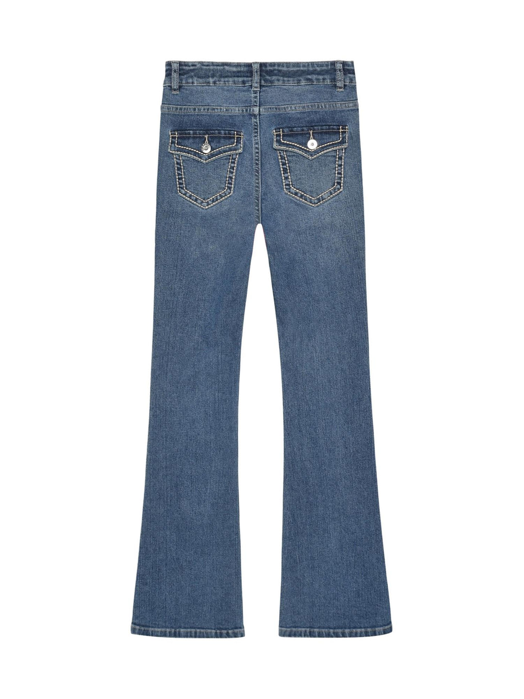 Gralabama Stitch Low Flare Blue  Blue