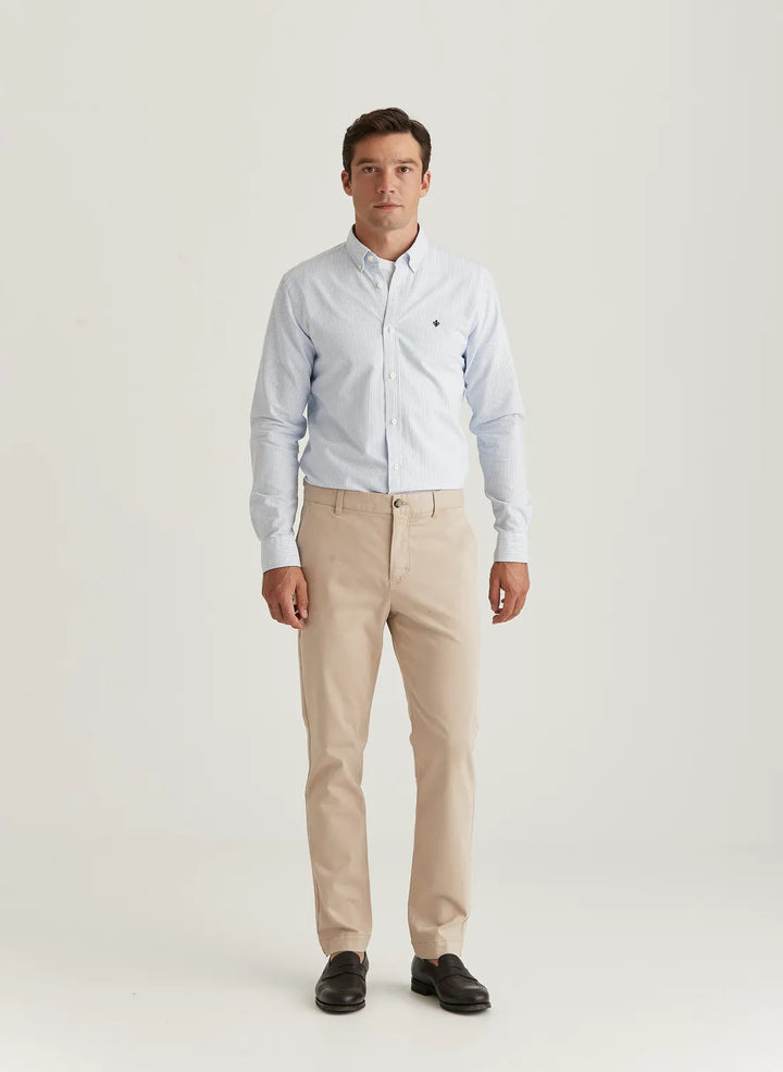 Jeffrey Brushed Chino  Khaki