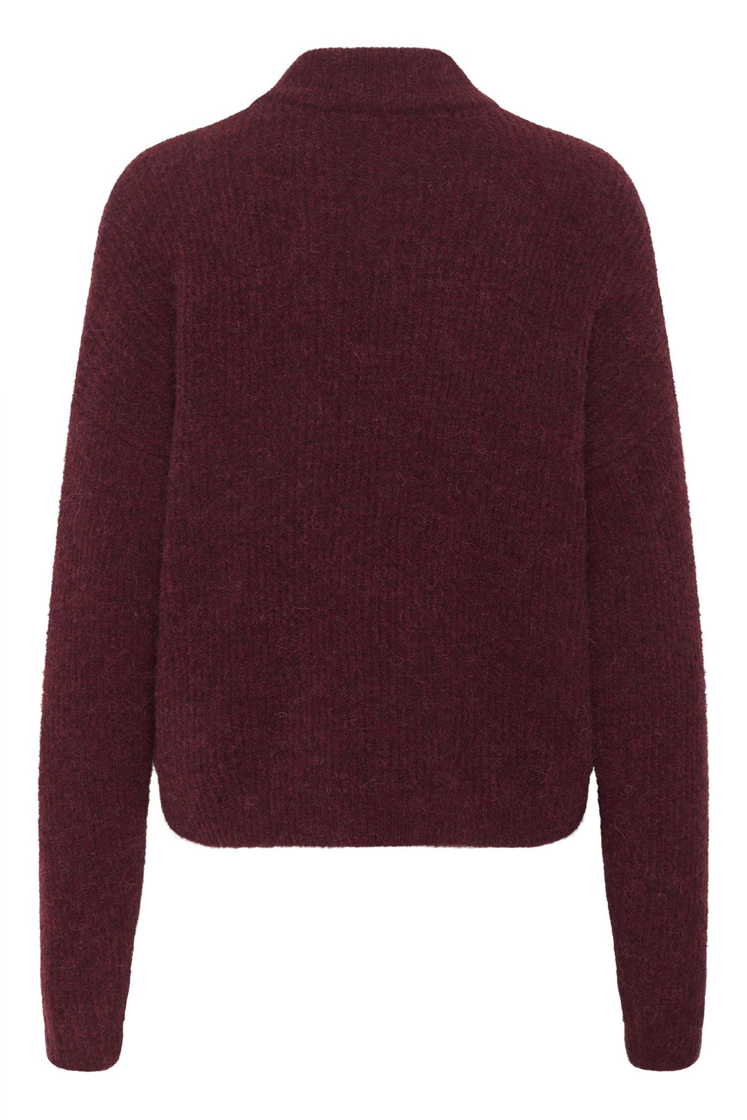 Alphagz Short Cardigan  Blood Red Mélange