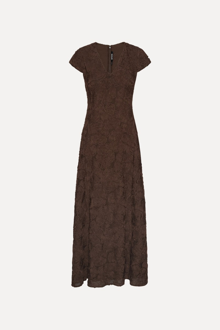 FLOWER MESH MAXI DRESS  Mole