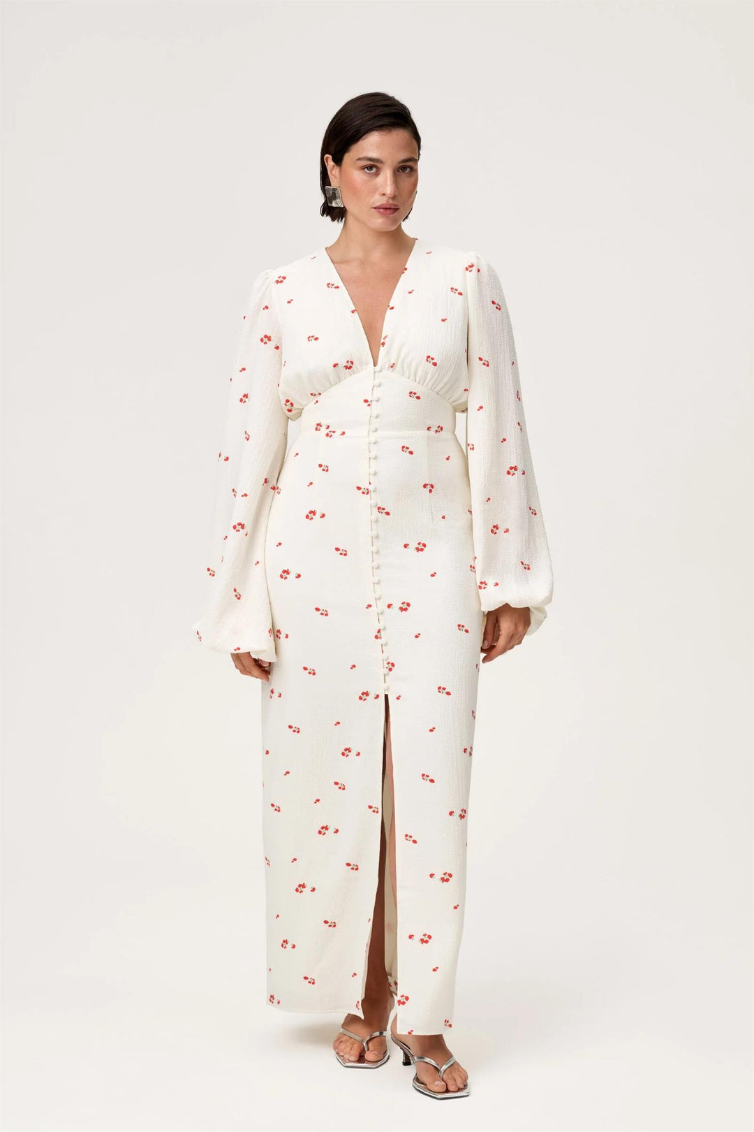 Positano Maxi dress  White Rose